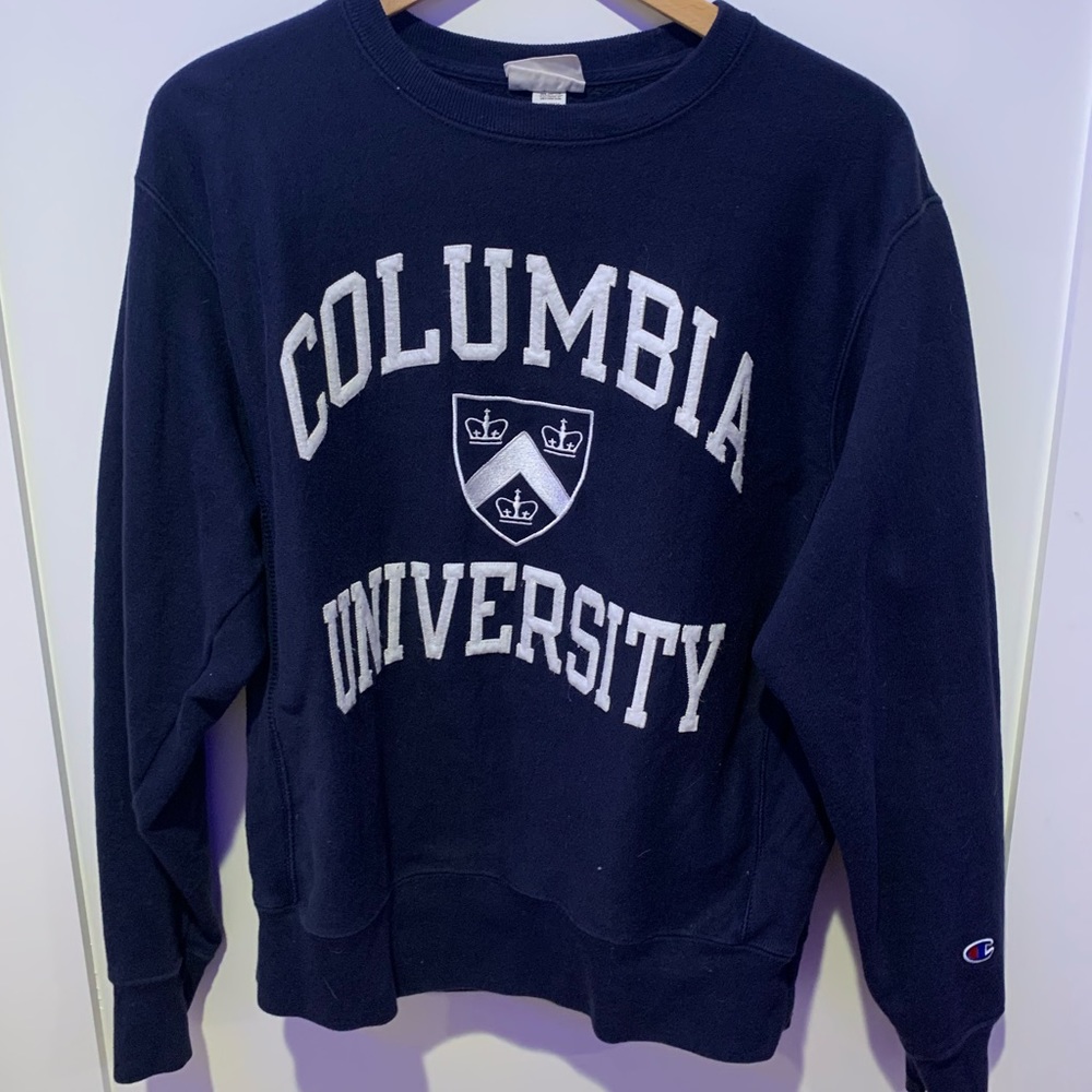 Champion Columbia University Navy Crewneck